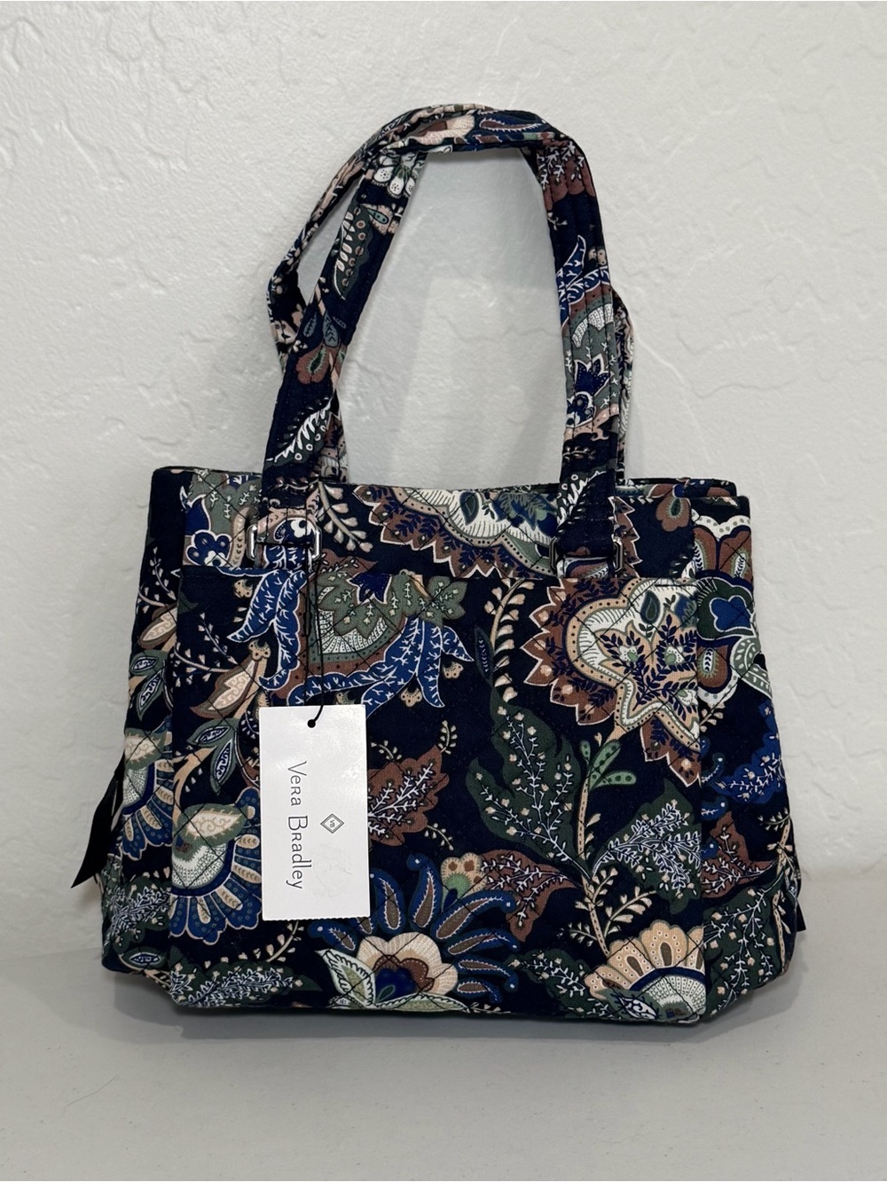 Vera Bradley Mini Multi Compartment Floral Quilted Crossbody NWT